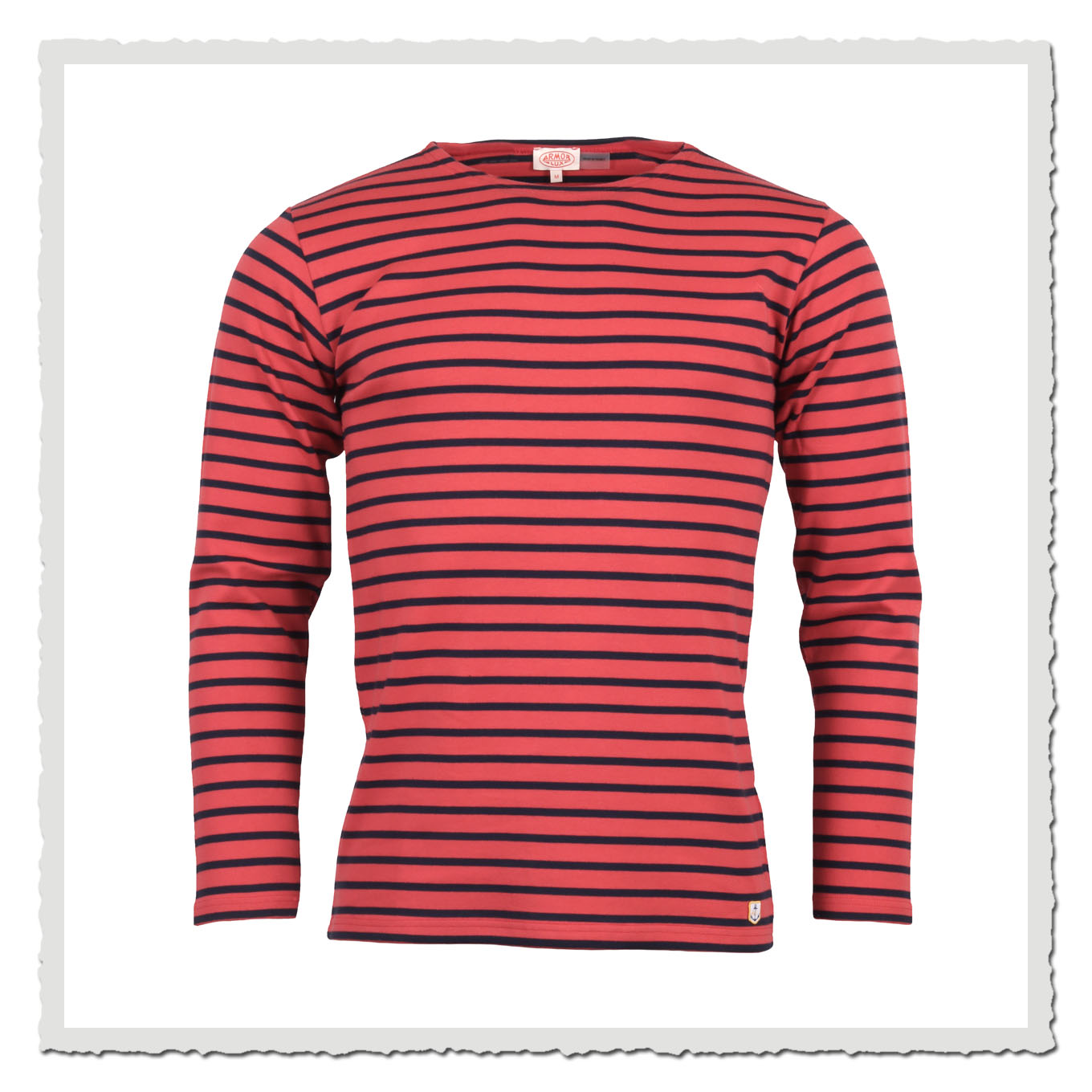 Matrosen-Shirt cardinal-rot navy